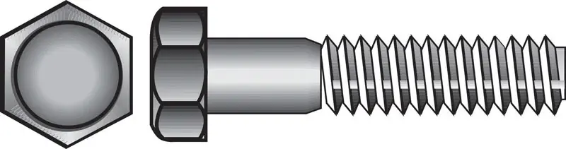 1/2 In. D X 5 In. L Hot Dipped Galvanized Steel Hex Bolt 25 Pk