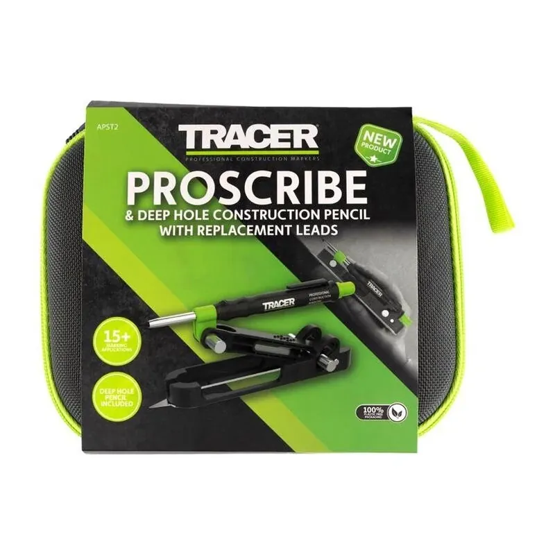 Proscribe 6.5" Drafting Compass & Scriber Kit With Deep‑hole Pencil And Lead Refills