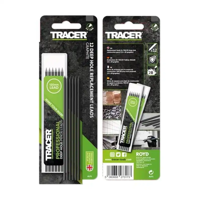 8‑inch Black Replacement Leads – 12‑pack