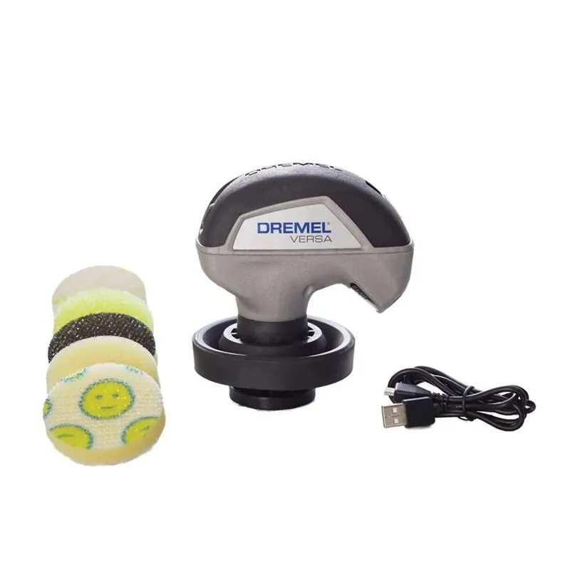 Versa Pc10-07 Cordless Power Scrubber Kit – 4v, 2 ah Battery, 2200 rpm, Includes Scrub daddy Pads