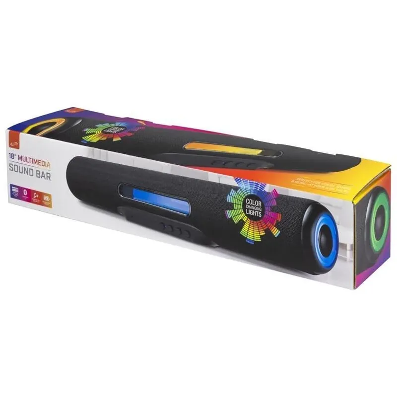 20w Bluetooth Sound Bar – Wireless, Rechargeable & Compact