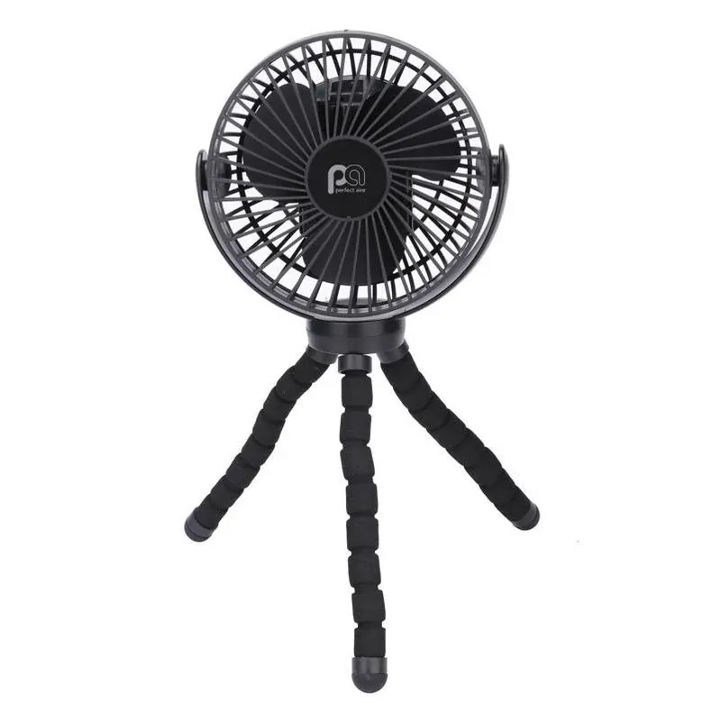 15‑inch Portable Fan With 3 Speeds – Compact Black Design