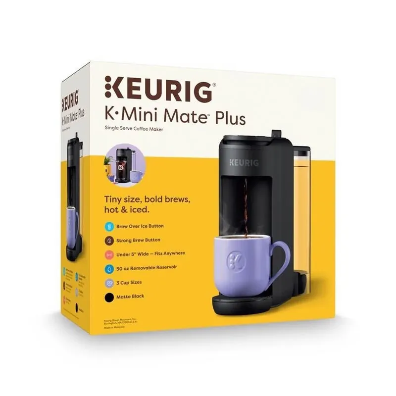 Mini Mate Plus Compact 50‑oz Black Single‑serve Brewer