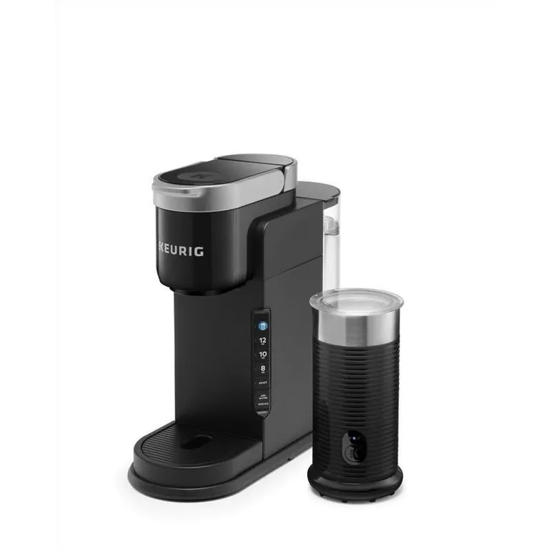 K‑cafe Barista 42‑oz Black Single‑serve Coffee Maker – Compact & Automatic Shut‑off