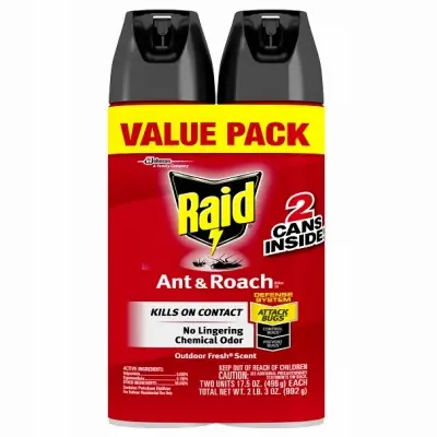Outdoor Fresh Ant And Roach Killer Aerosol 17.5 Oz