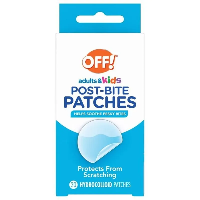 Off Post Bug Bite Relief Hydrocolloid Patches – Pack Of 20