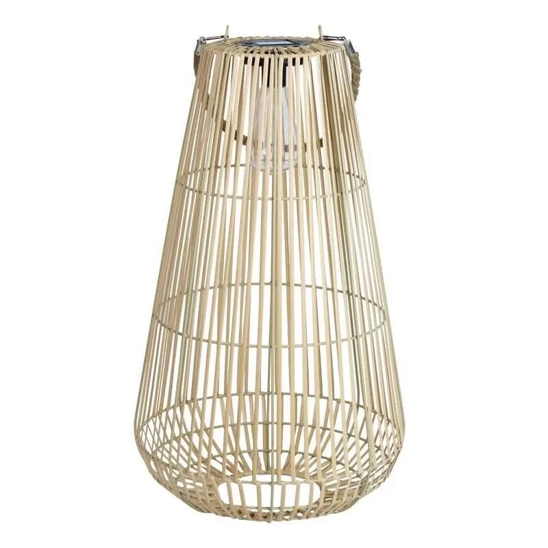 21.5‑inch Tan Plastic Lantern – Portable Outdoor Lighting