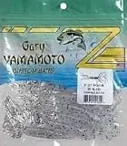 Yamamoto Double Tail Hula Grub Bait, Clear Black Flake, 5-inch