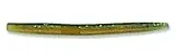 Gary Yamamoto Double Tail Hula Grub - 5" Green Pumpkin Purple Flake