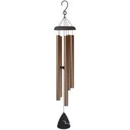 44 Inch Signature Series Wind Chime - Bronze Fleck