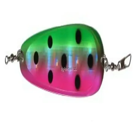4.25 Inch Nickel Glow Crush Dodger Fishing Lure