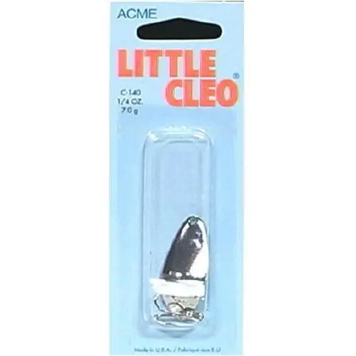 Little Cleo Spoon C-140/n 1/4 Oz Nickel Fishing Lure