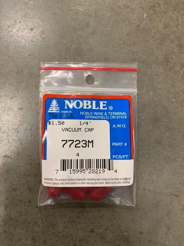 Vacuum Cap Red