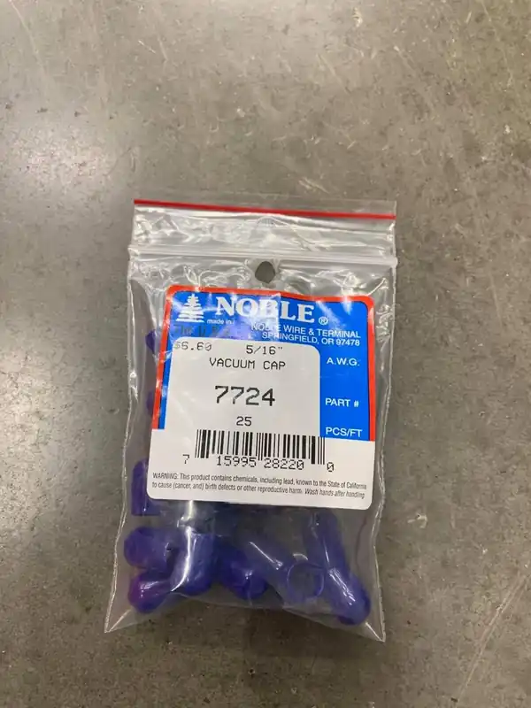 Blue Vacuum Caps 5/16 Inch - Durable And Versatile Sealing Solution
