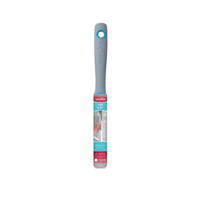 Flex & Fit 8711 Square Chalk Paint Brush – 3/4 In Width, 2 In Polyester Bristle