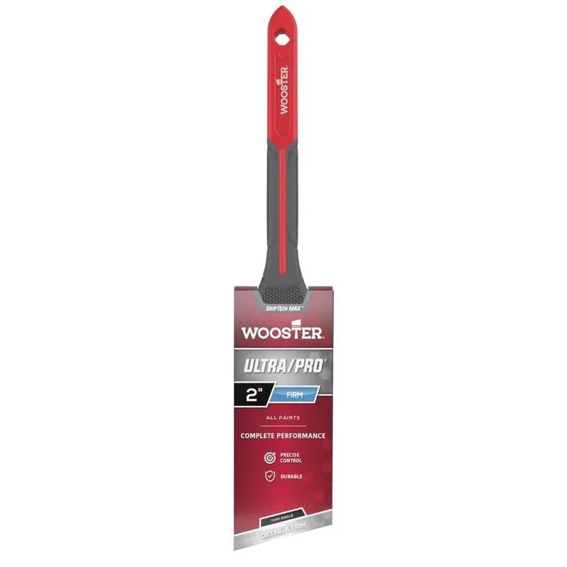Griptech Max Ultra/pro 2" Firm Thin Angle Paint Brush – Nylon/polyester Bristles