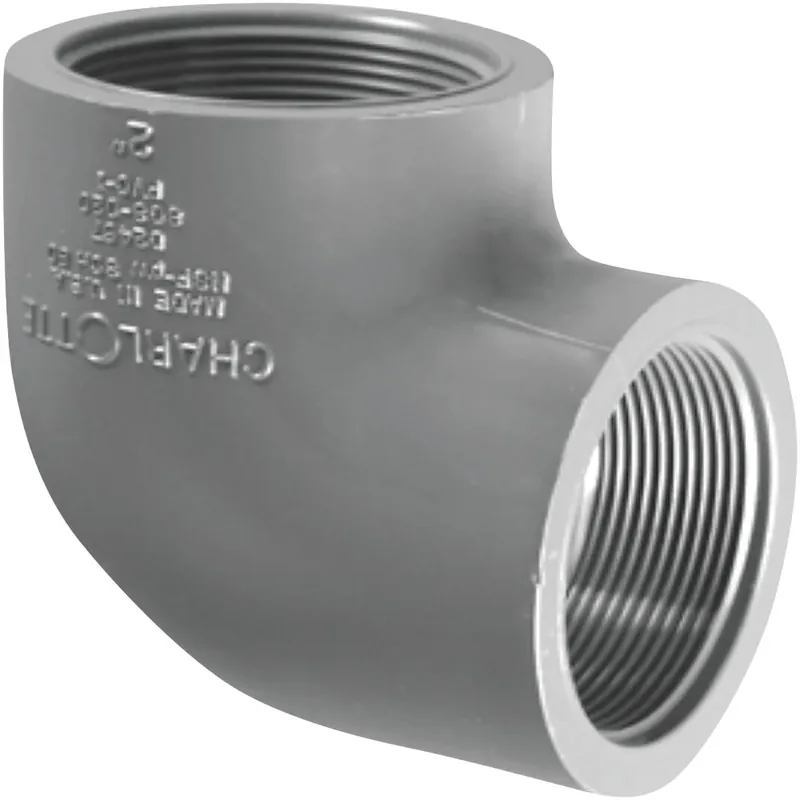 Schedule 80 2 In. Fpt X 2 In. D Fpt Pvc Elbow 1 Pk