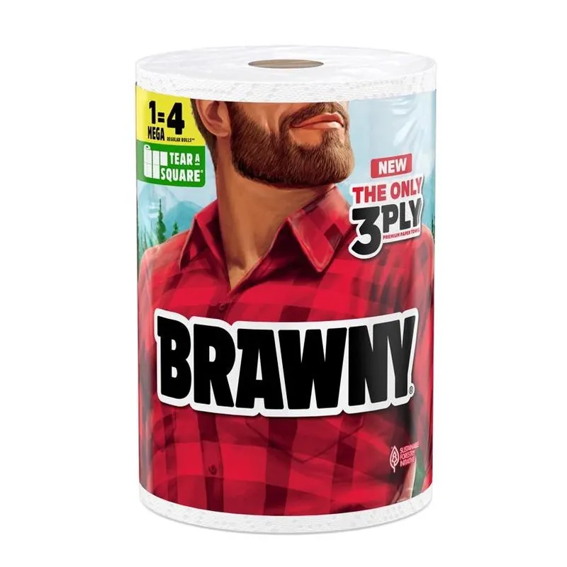 Tear‑a‑square 3‑ply Paper Towel Roll – Triple‑size, Ultra‑absorbent