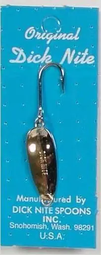 Fishing Spoon Size 1, 2 Inch, 1/32 Ounce Nickel/brass