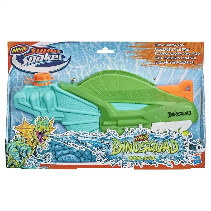 Nerf Super Soaker Dinosquad Dino-soak Water Blaster - Pump Action Fun