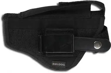 Bulldog Belt And Clip Holster For Standard Autos With 2-4 Inch Barrels, Ambidextrous