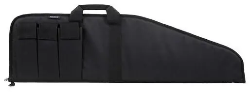 Pitbull Tactical Rifle Case, 43-inch, Black With Black Trim And 3 Mag Holders