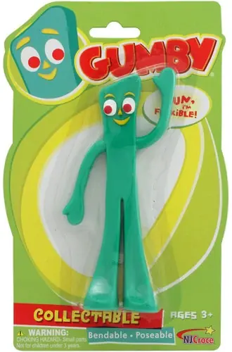 Gumby 6 Inch Bendable Figure - Classic Rubber Toy For All Ages