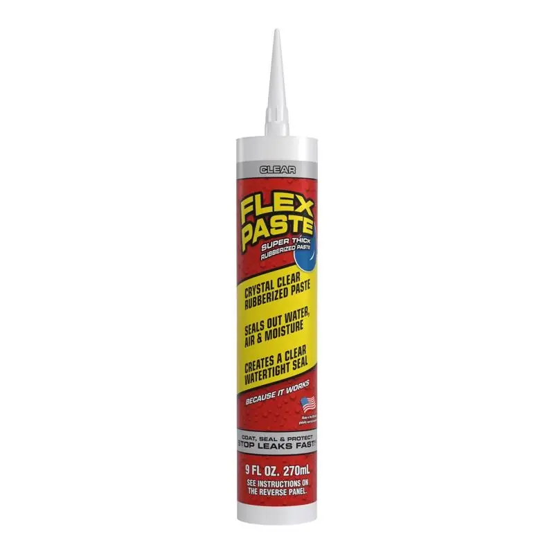 Flex Paste Clear Rubberized Paste 9 Oz Cartridge