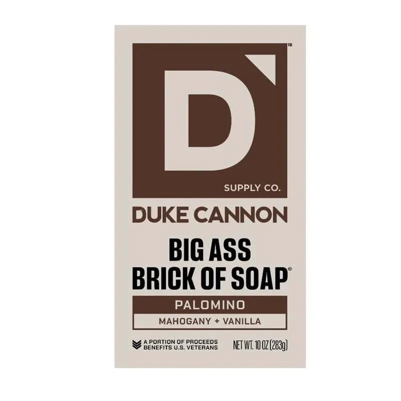 Duke Cannon Palomino Mahogany & Vanilla Bar Soap – 10 oz Luxury Cleanser