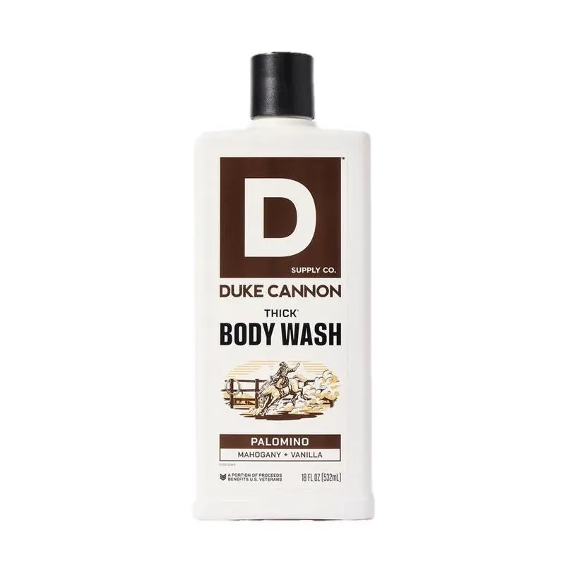 Duke Cannon Palomino Mahogany & Vanilla Body Wash – 18 oz