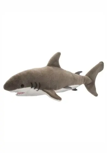 Fin Great White Shark Plush Toy 22" By Douglas Cuddle Toys