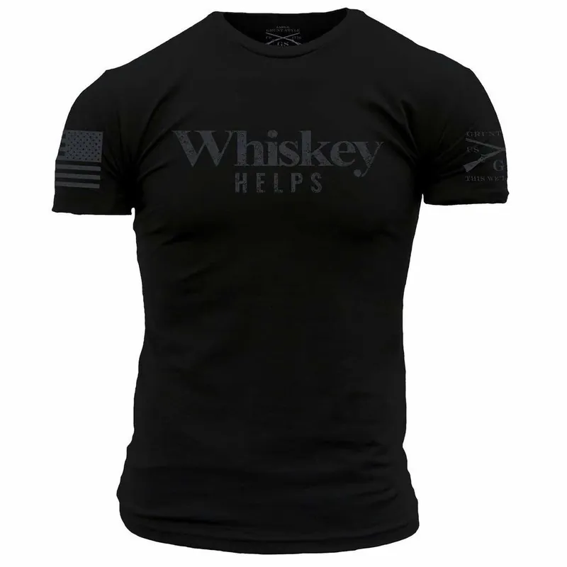 Whiskey Helps Black Xl