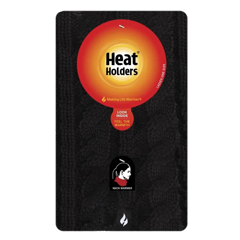 Heat Holders Neck Warmer One Size Fits Most, Black