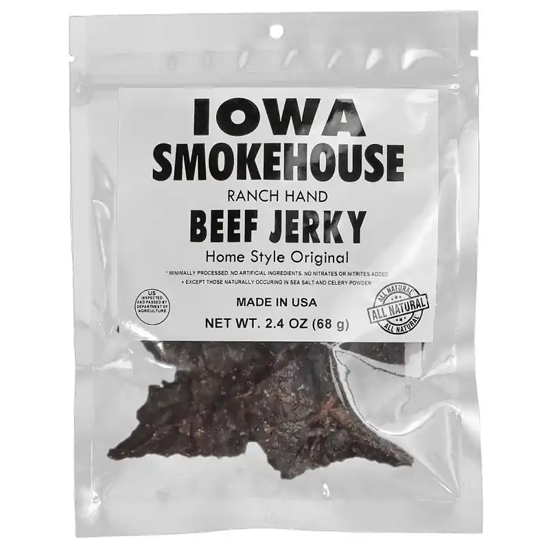 Homestyle Original Beef Jerky 2.4 Oz Packet - Premium Quality Snack