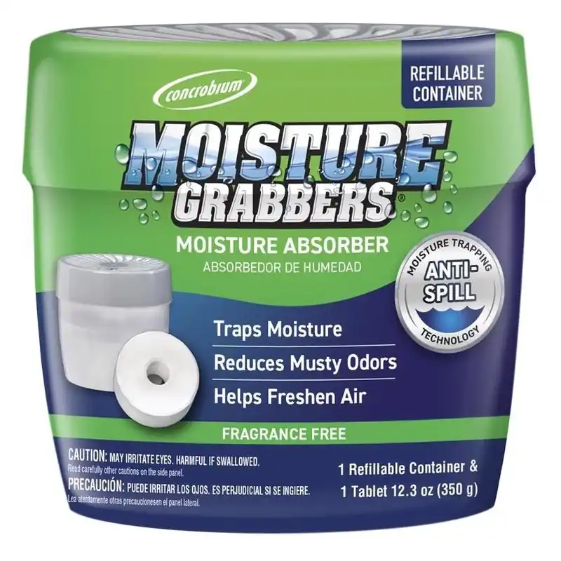 Moisture Grabber Tablet – 12.3 oz Refillable Moisture Absorber