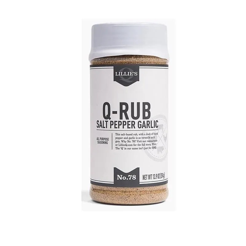 Garlic Pepper Q‑rub – 7.9 oz All‑purpose Seasoning Blend