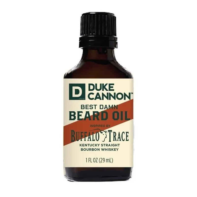 Duke Cannon Big Bourbon Buffalo Trace Beard Oil – 1 fl oz