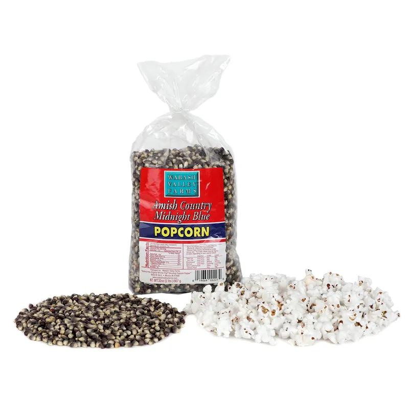 41414 Amish Country Gourmet Popping Corn - Premium Midnight Blue 2 Lb