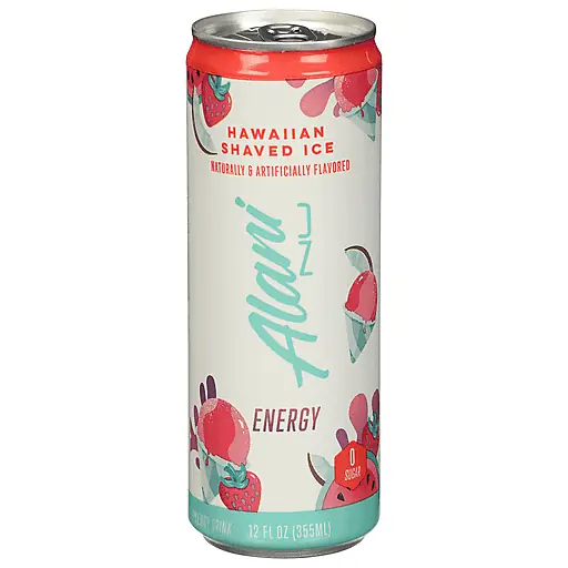 Hawaiian Shaved Ice Energy Drink 12 Ounce Can