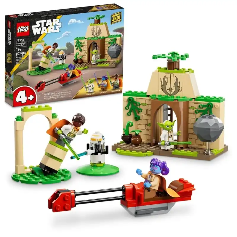 Star Wars Tenoo Jedi Temple Building Toy Set For Preschoolers Model 75358
