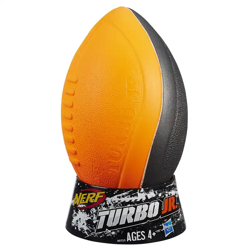 Nerf N-sports Turbo Jr. Football Gray And Yellow - Ultimate Performance Toy