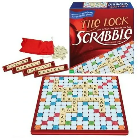 Tile Lock Scrabble Board Game - Classic Family Fun