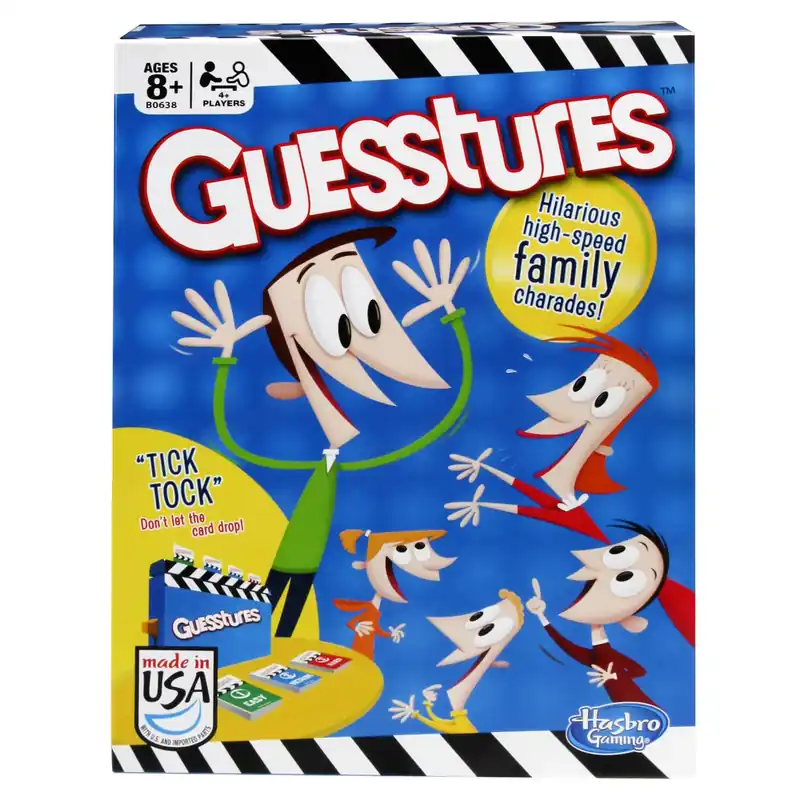 Guesstures High-speed Charades Board Game For Family Fun