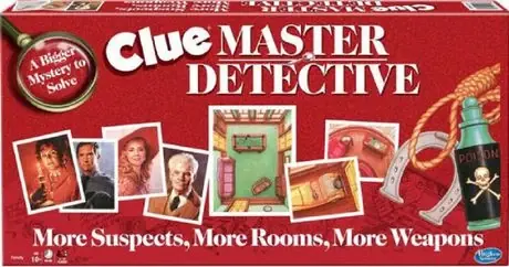 Clue Master Detective Game - Classic Family Board Game