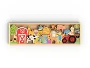 Beginagain Bgai1601 Toys Farm A To Z Puzzle Playset, Rubberwood - Assorted Color