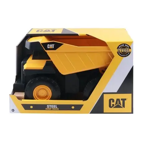 Cat Steel Dump Truck Toy Vehicle - Funrise Model For Kids Playsets
