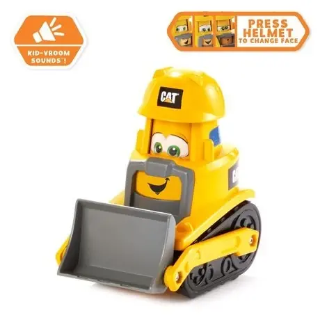 Junior Crew Construction Pals Bulldozer Toy - Yellow