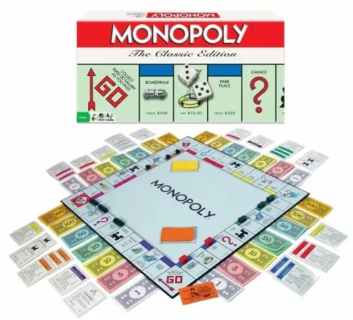 Monopoly Classic Edition Board Game - Winning Moves Model 1126