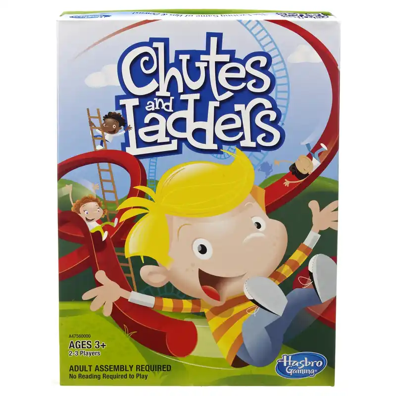 Chutes And Ladders Classic Game For Kids - Multicolored Fun