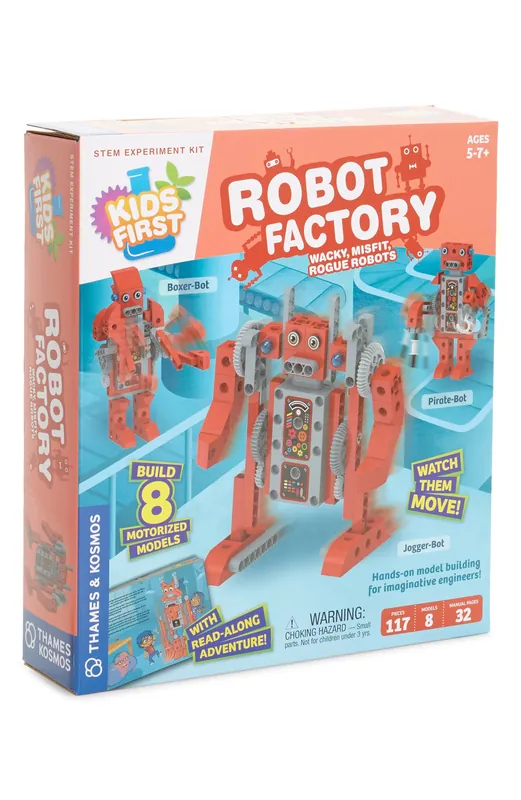Kids First Robot Factory Engineering Kit - Wacky, Misfit & Rogue Robots Stem Experiment